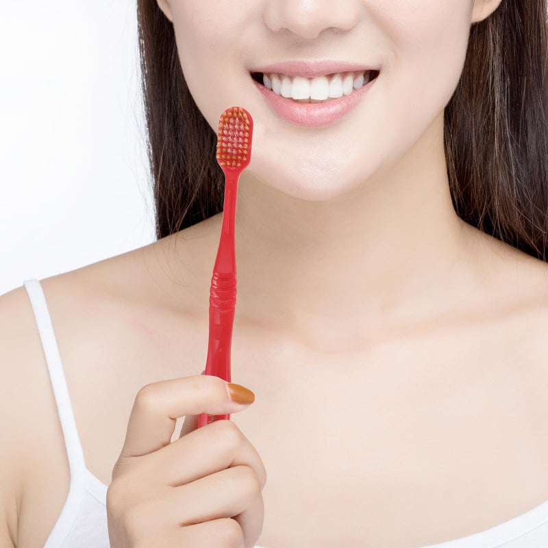 10 Pack Charcoal Toothbrushes Soft Small Head Manual Oral Care For Adults Random Colors - Image 4
