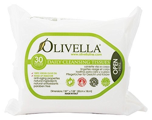 Olivella Daily Cleansing Tissues 30 ea (Pack of 3) - Image 1