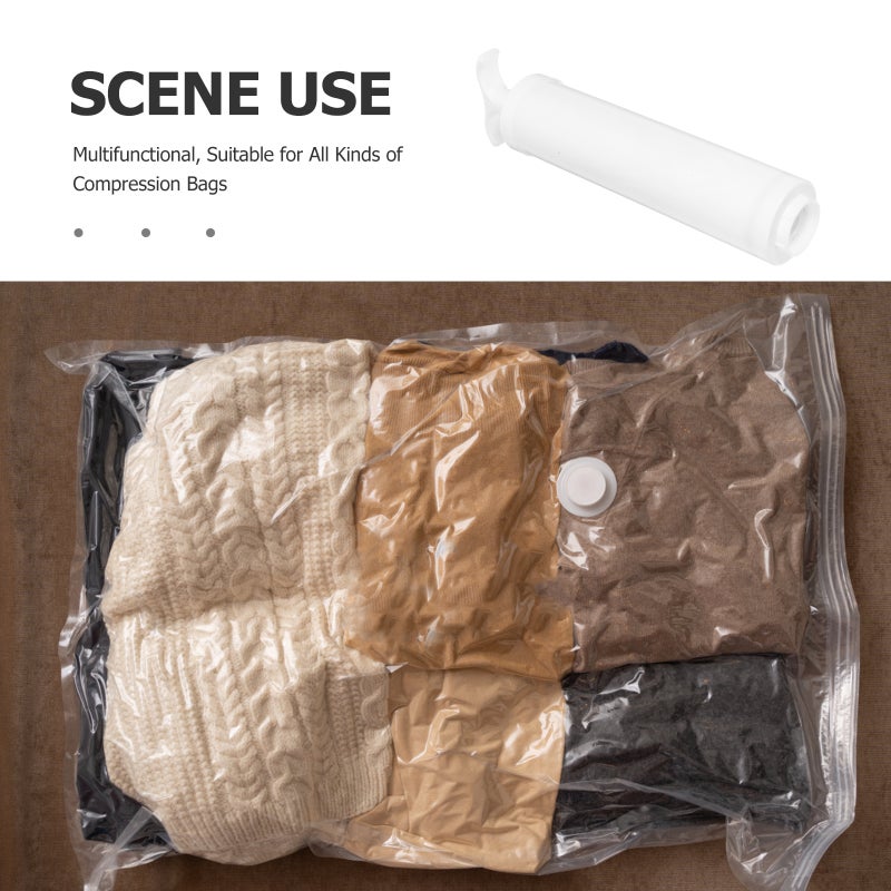 2pcs Vacuum Compressed Bags Hand Pump Manual Pump Compression Bags Pump for Home Travel - Image 5
