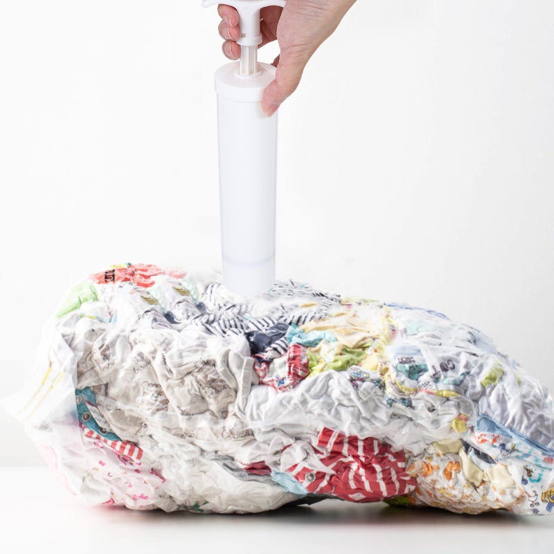 2pcs Vacuum Compressed Bags Hand Pump Manual Pump Compression Bags Pump for Home Travel - Image 4