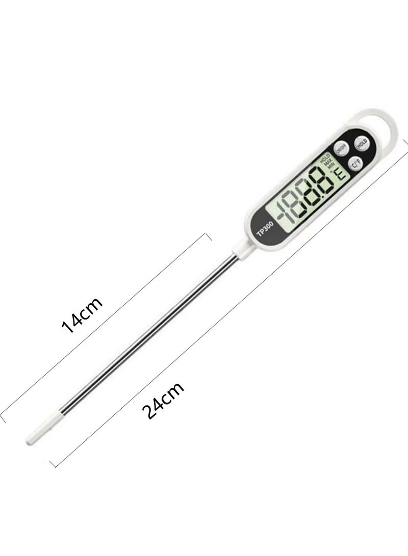 Thermometer Stainless Steel Probe To Measure Water Temperature, Oil Temperature, Milk, Kitchen Food Grade Temperature Measurement - Image 2