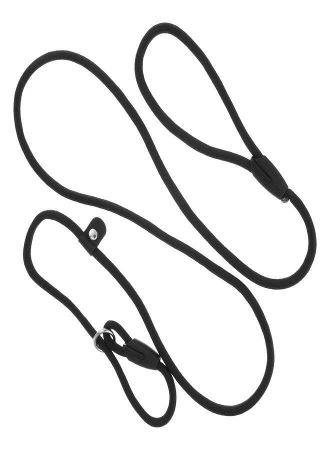 Xosjska Black Heavy Duty Slip Leads for Dogs, Comfortable Slip Lead Dog Leash No Pull Dog Training Leash Adjustable Rope Dogs Leashs Slips Lead Control Leashs for Training Walking Small to Medium - Image 1