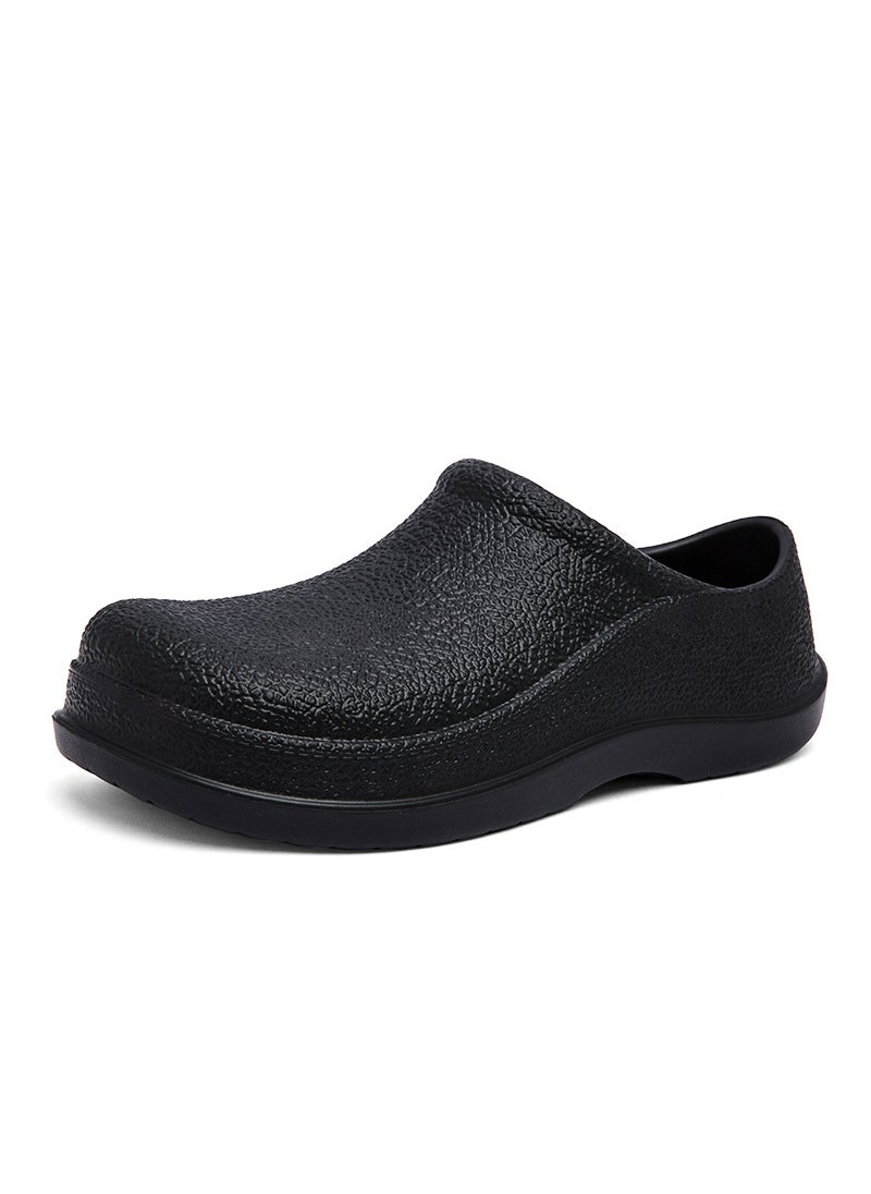 Generic - Non-Slip Waterproof Chef Shoes for Men W-X35 black - Image 1