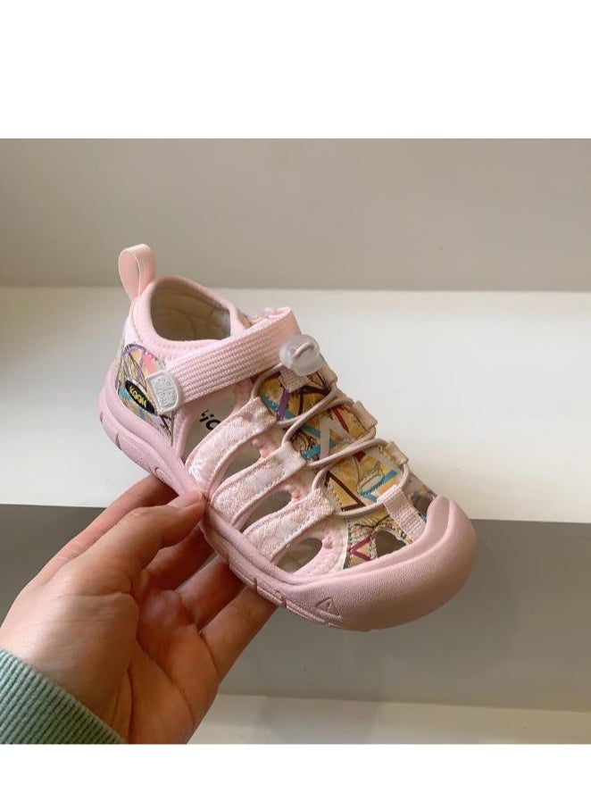 Summer Children's Shoes, Toe Cap Sandals, Outdoor Shoes - Image 1
