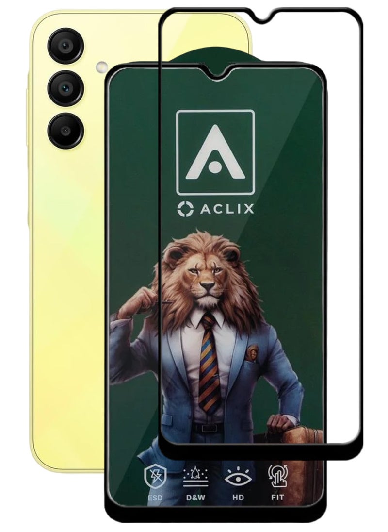 ACLIX Antistatic ESD Dustproof Premium Quality High Definition Tempered Glass Screen Protector Designed For Samsung Galaxy A15 - Image 1
