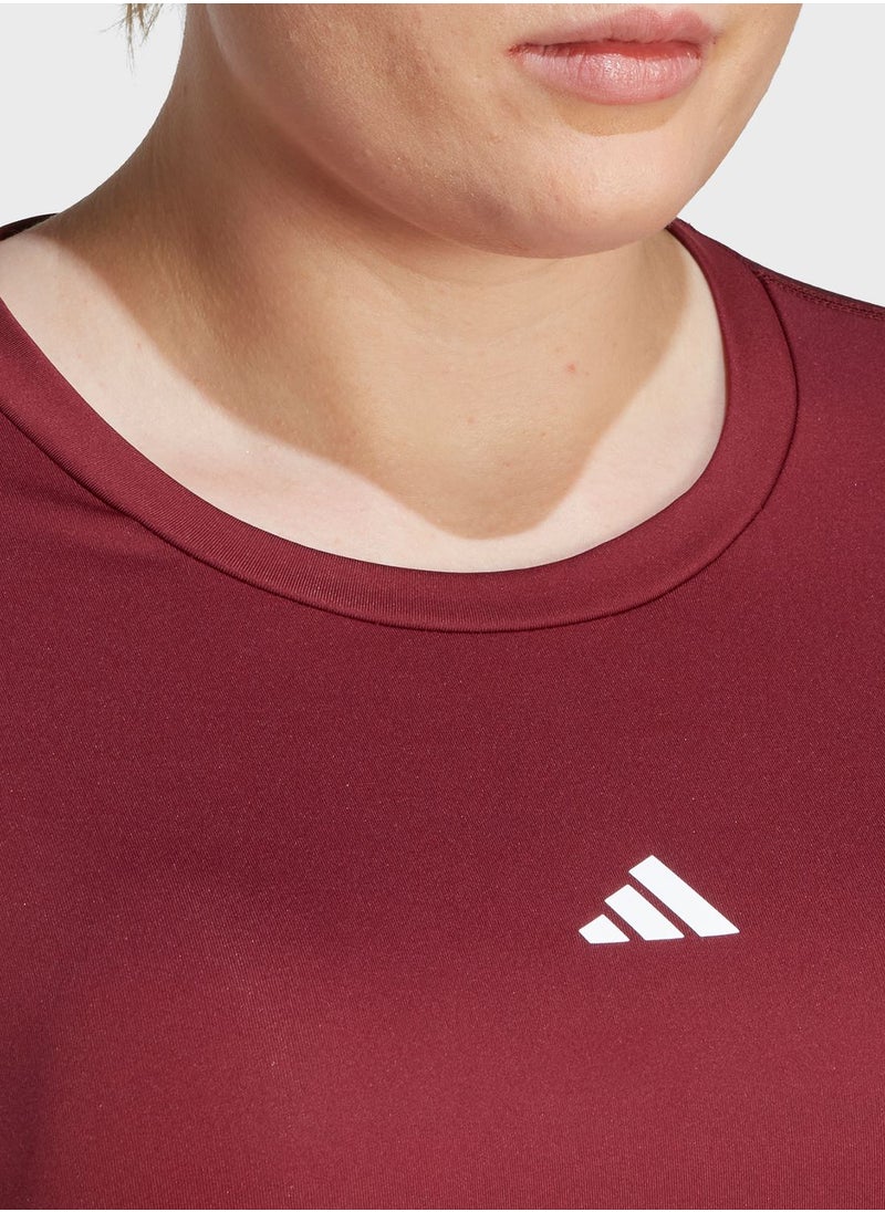 Adidas - Techfit Short Sleeve Training T-Shirt (Plus Size) - Image 1
