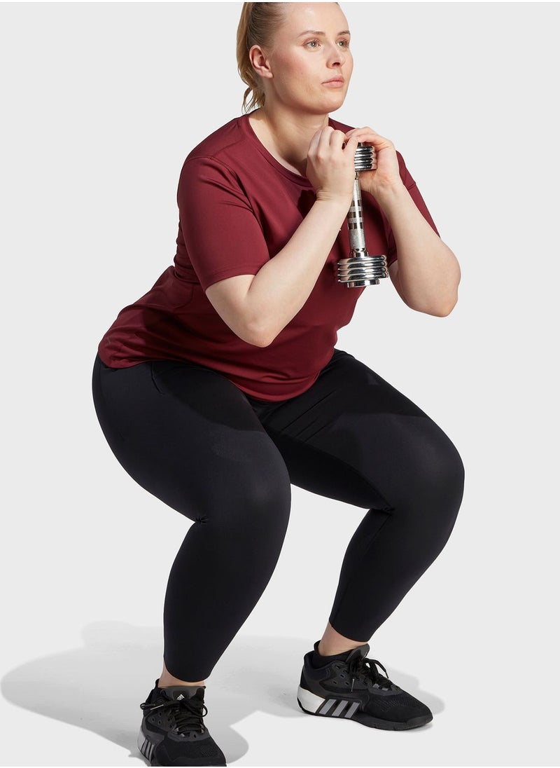 Adidas - Techfit Short Sleeve Training T-Shirt (Plus Size) - Image 1
