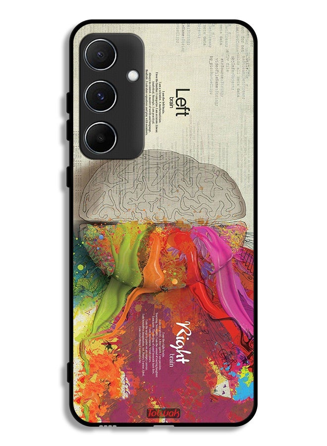Tolwak Samsung Galaxy A55 5G Protective Case Cover Abstract Brain Science Artwork - Image 1