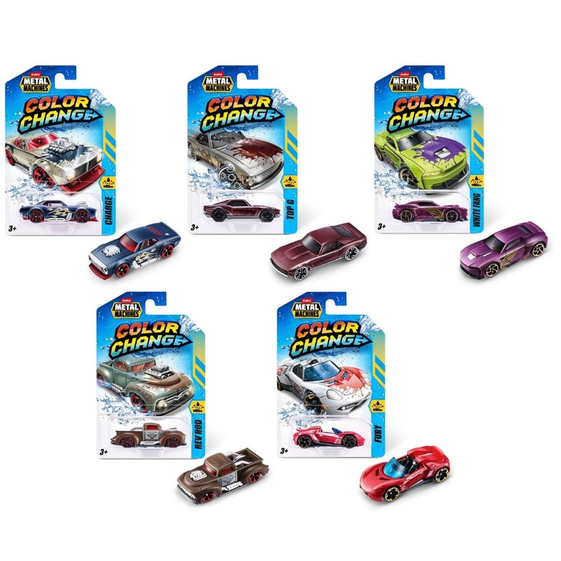 Zuru - Metal Machines Color Change 1/64 Diecast Vehicles Assortment 5 Models (Only One will Sent) - MTM-67100 - Image 1
