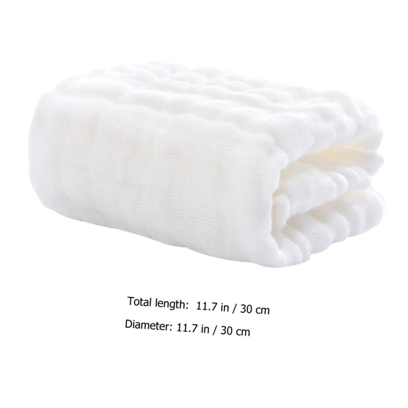 5 Pack Soft Cotton Muslin Washcloths For Newborn Burp Drool And Face Towels - Image 4