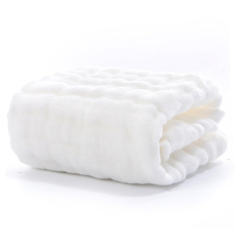 5 Pack Soft Cotton Muslin Washcloths For Newborn Burp Drool And Face Towels - Image 5
