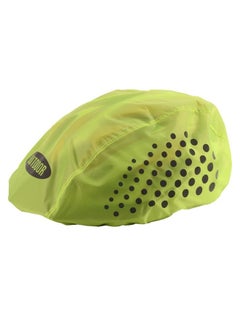 2 PCS Cycling Helmet Rain Cover Outdoor Reflective Safety Helmet Cover, Size: Free Size(Fluorescent Green (Style 2))