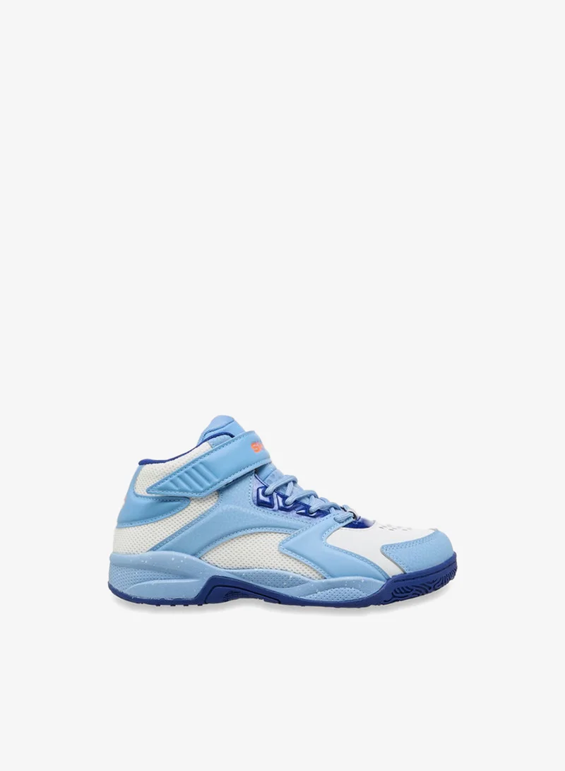 Shaq BLUE Boys Hook & Loop Basketball School Shoes for Men | Best Price UAE