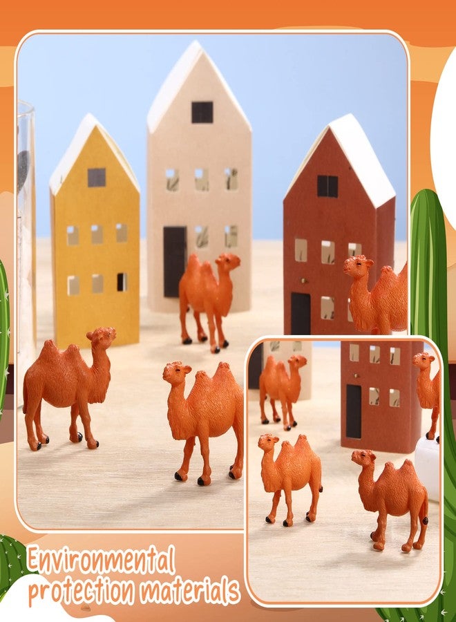 Charniol 24 Pcs Camel Figurines Hand Painted Miniature Animal Statue Desert Camel Figures Animal Figurines Toys Models for Table Desktop Cake Toppers Collection Home Ornaments Decor - Image 4