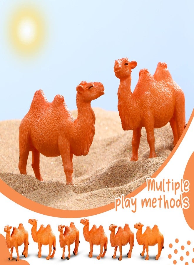 Charniol 24 Pcs Camel Figurines Hand Painted Miniature Animal Statue Desert Camel Figures Animal Figurines Toys Models for Table Desktop Cake Toppers Collection Home Ornaments Decor - Image 3