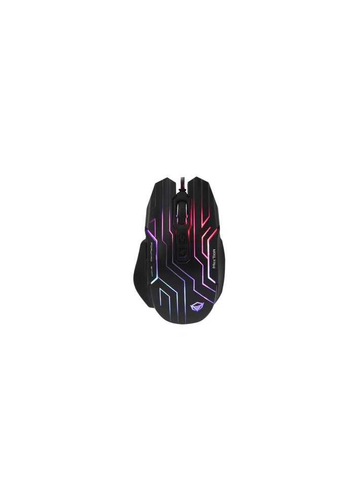 Generic Meetion MT-GM22 Dazzling Wired Gaming Mouse - Black 