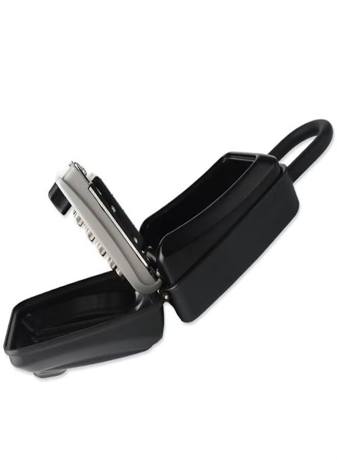 general Punch Button Lock Box Portable Shackle LockBox For Outside Fits House Keys Car Keys More Keypad Safe Box Digital Push Button Combination Lock - Image 3