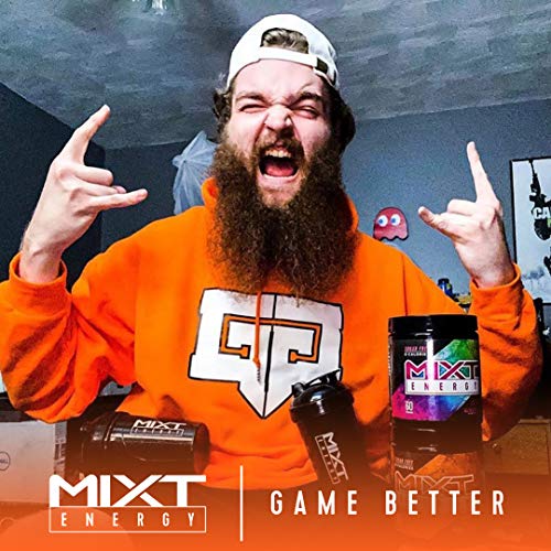 MIXT Energy Shaker Bottle, 16 oz. Shaker Bottle, BPA Free & Lid Mixing Technology (16 oz, Black) - Image 2
