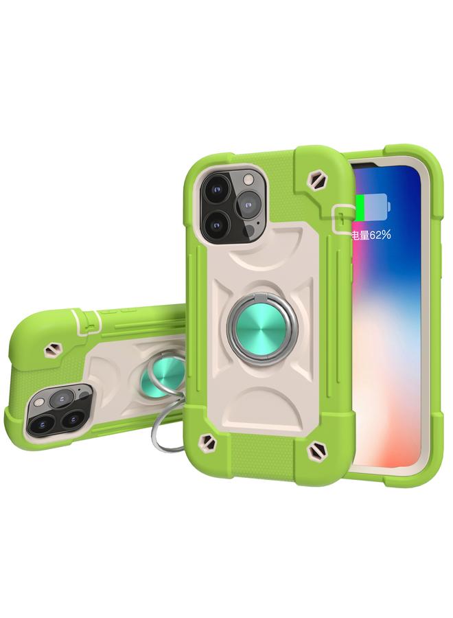 Zaboon Case For iPhone 13 Pro Max Shockproof Silicone + PC Protective Case with Dual-Ring Holder - Image 1