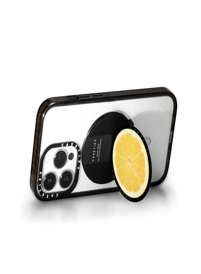 CASETiFY Snappy Grip Stand Compatible with Magsafe -Lemon - Image 4