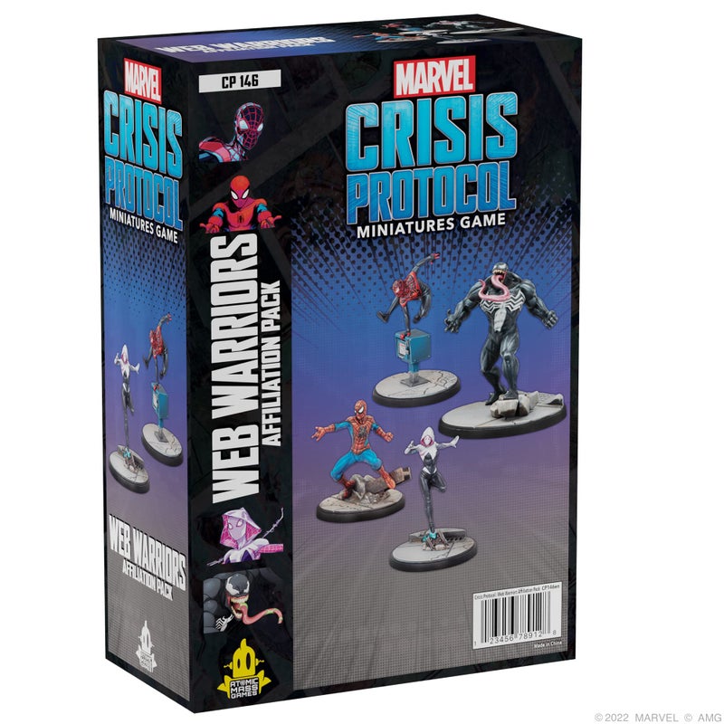 Atomic Mass Games MARVEL: Crisis Protocol - Web Warriors Affiliation Pack - Image 1