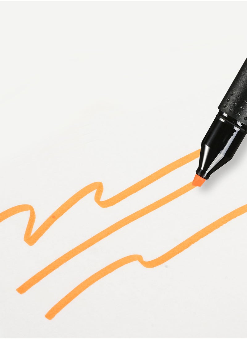 Artline - Artline 12 Pieces 660 Highlighter, Text Marker, 1-4mm, Fluorescent Colour:Orange - ARFL660OR - Image 1