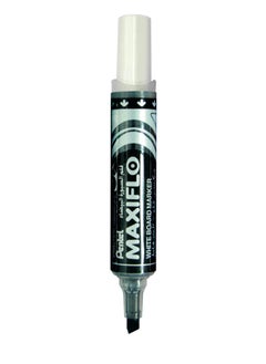 Pentel 2-Piece Maxiflo Whiteboard Marker Chisel Tip Black Ink  - Image 2