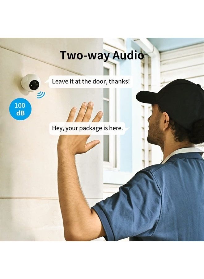 SwitchBot - Security Camera Wireless, 1080p Outdoor Spotlight Cam, 10000mAh Battery Powered WiFi Camera, Human/Pet Detection, Compatible with Alexa, Color Night Vision - Image 1
