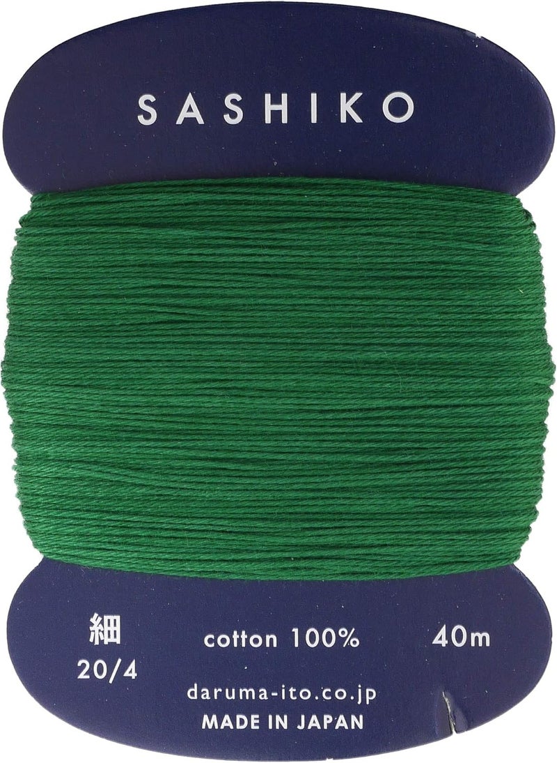 Daruma Sashiko Thread Thinner Weight 40m Col. 208 -Mint Green- Japanese Embroidery & Quilting by Yokota - Image 1