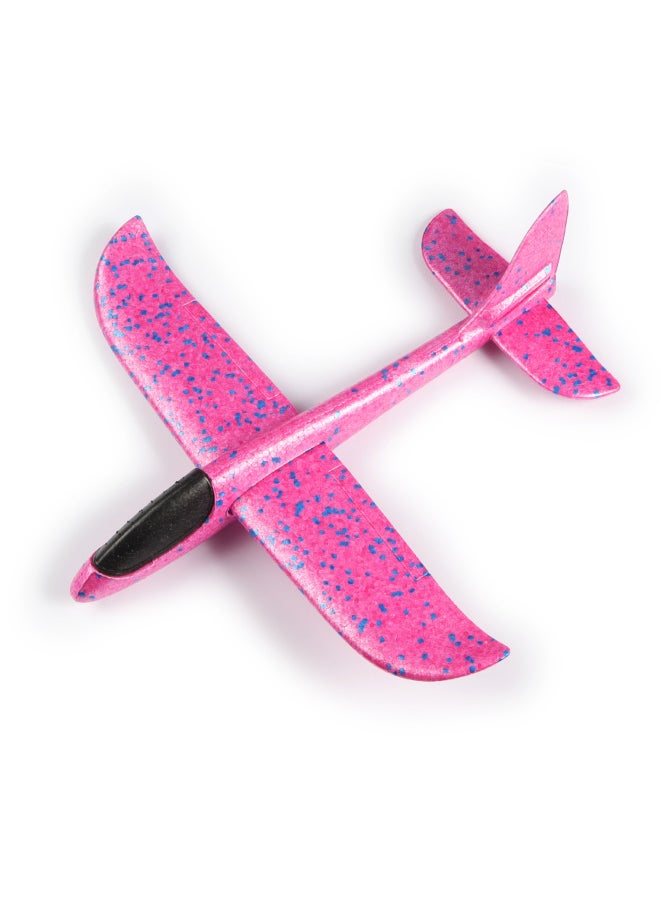 Stall Toys Luminous Hand Throw Large Aircraft Foam Anti-fall Aircraft Children Model Toy Model Wholesale-Color:Blackhead 48cm Hand Throwing Aircraft (Rose Red)  - Image 1