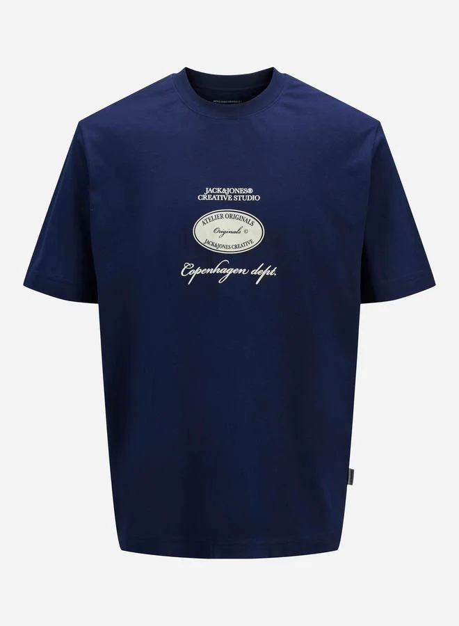 JACK & JONES Graphic Print Crew Neck T-Shirt