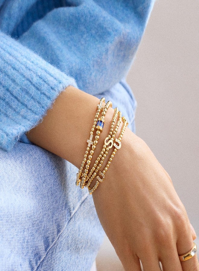 BaubleBar Tatum Birthstone Bracelet - Emerald - Image 3