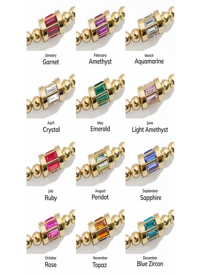 BaubleBar Tatum Birthstone Bracelet - Emerald - Image 2