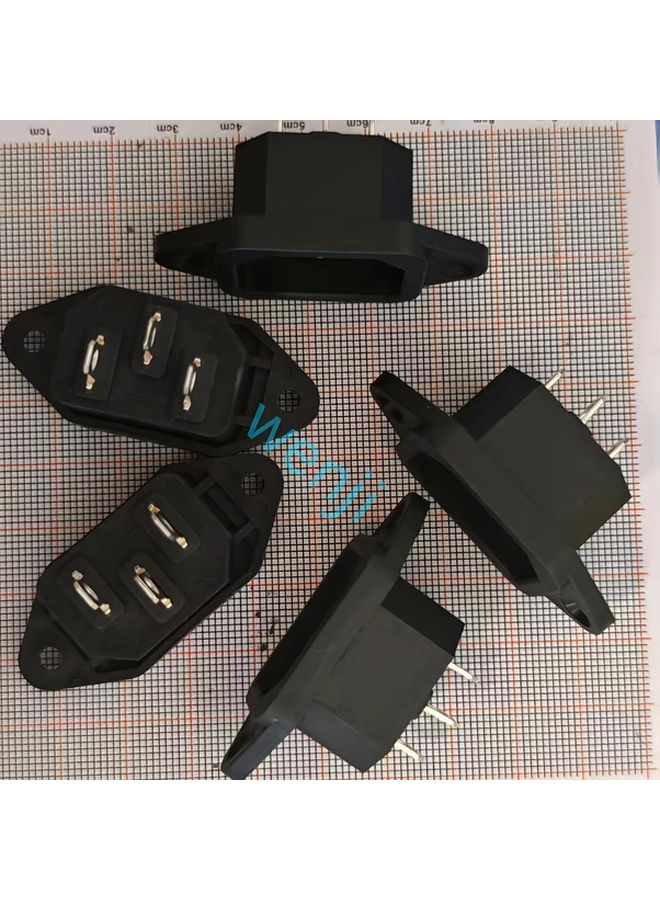 2pcs AC 04 Power Supply With Screw Holes 3 Pin Socket For Rice Cookers Electric Pans - Image 2