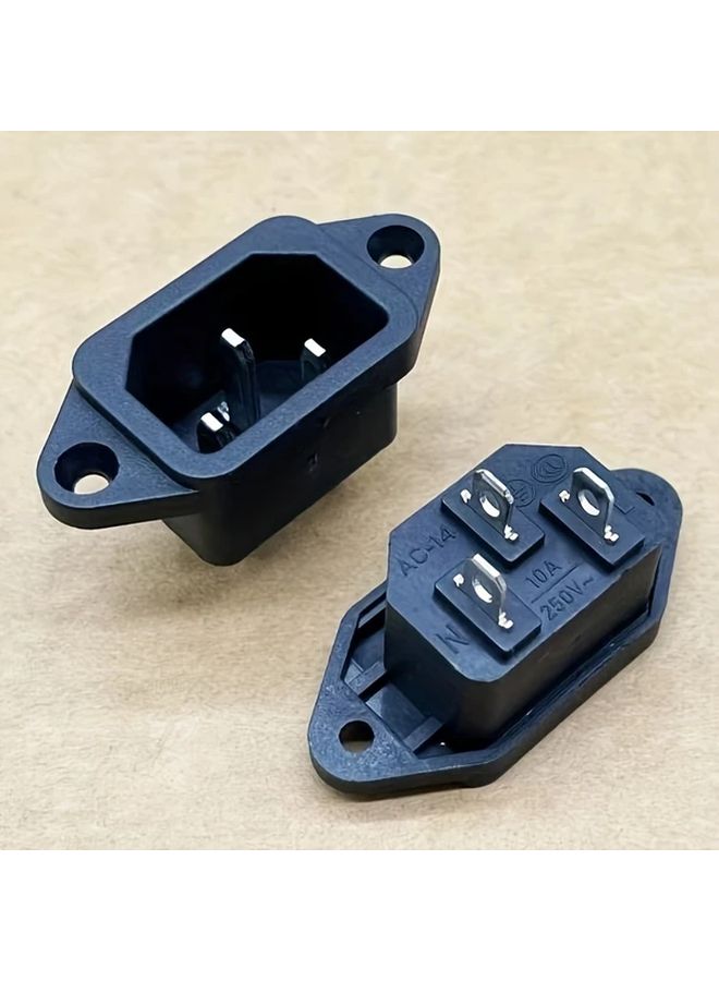 2pcs AC 04 Power Supply With Screw Holes 3 Pin Socket For Rice Cookers Electric Pans - Image 4