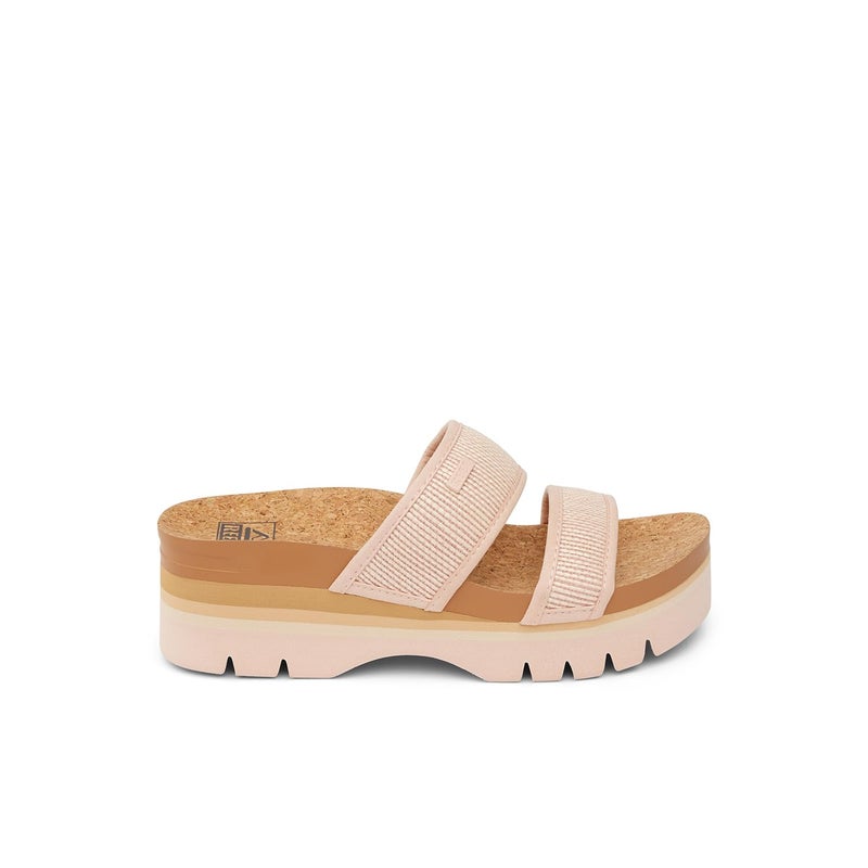 Reef Cushion Vista Higher Womens Platform Fashion Sandal, Arch Support, Ultra Soft Cushion Footbed, Cameo Rose, 8 - Image 3
