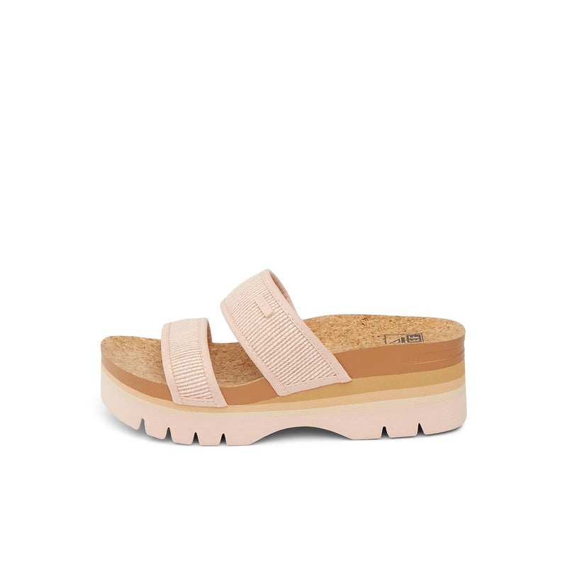 Reef Cushion Vista Higher Womens Platform Fashion Sandal, Arch Support, Ultra Soft Cushion Footbed, Cameo Rose, 8 - Image 1