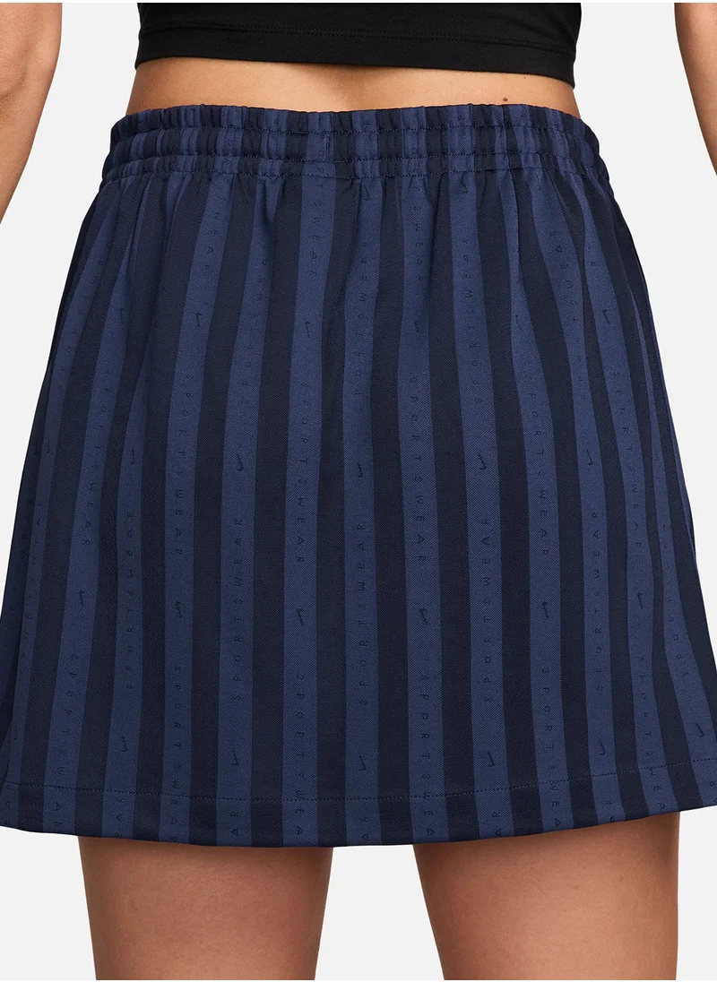 Nike Nsw Jacquard Stripe Skirt