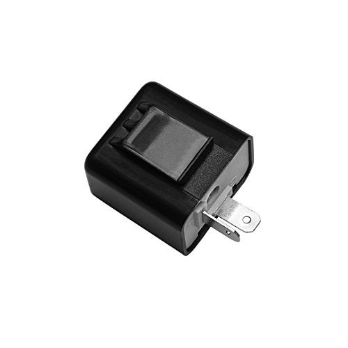 AMFRNE 12V Speed Adjustable 2 Pin Direct Replacement Compatible LED Electronic Flasher Relay fix CAR and Motorcycle Turn Signal & Hazard Warn Hyper Flash Relay - Image 3