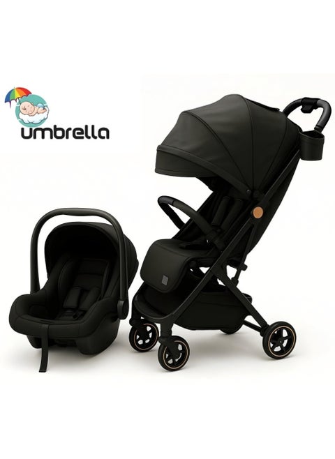 Stroller And a car seat umbrella X5  flip arm High quality-Black