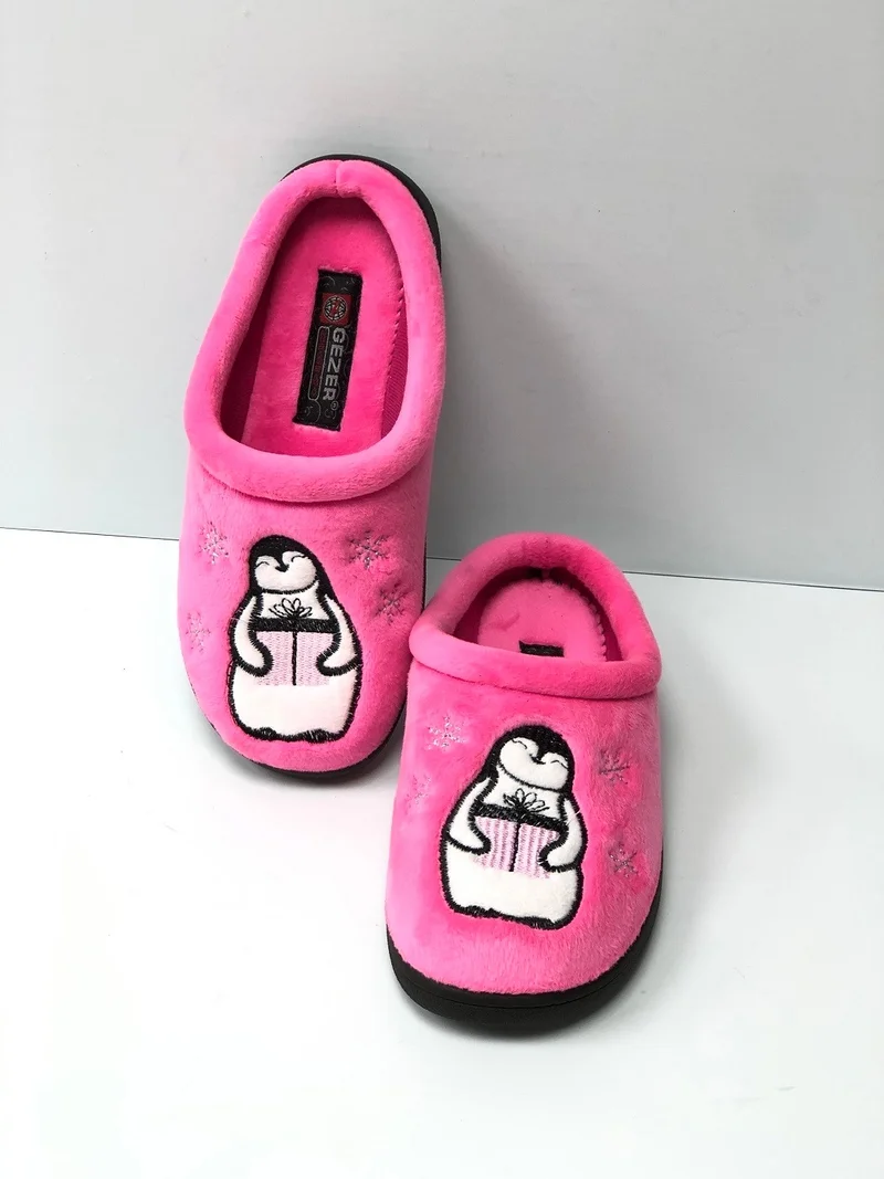 Gezer Caucasus Women's Polar Colorful Orthopedic Washable Home Slippers