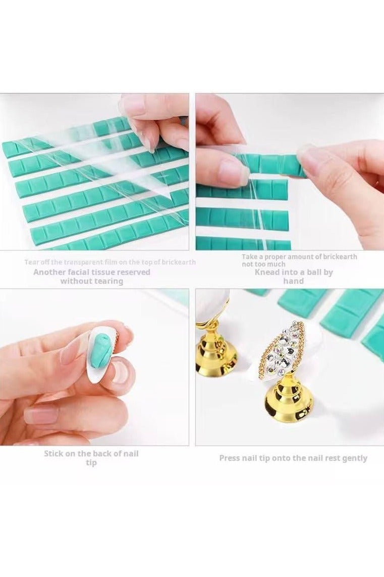 Generic Blue Tack 120 Pieces 75g Adhesive Poster Paste, Reusable and Removable Adhesive Paste, Multipurpose Adhesive Paste for Hanging Posters, Pictures, and Art Photography (Green) - Image 3