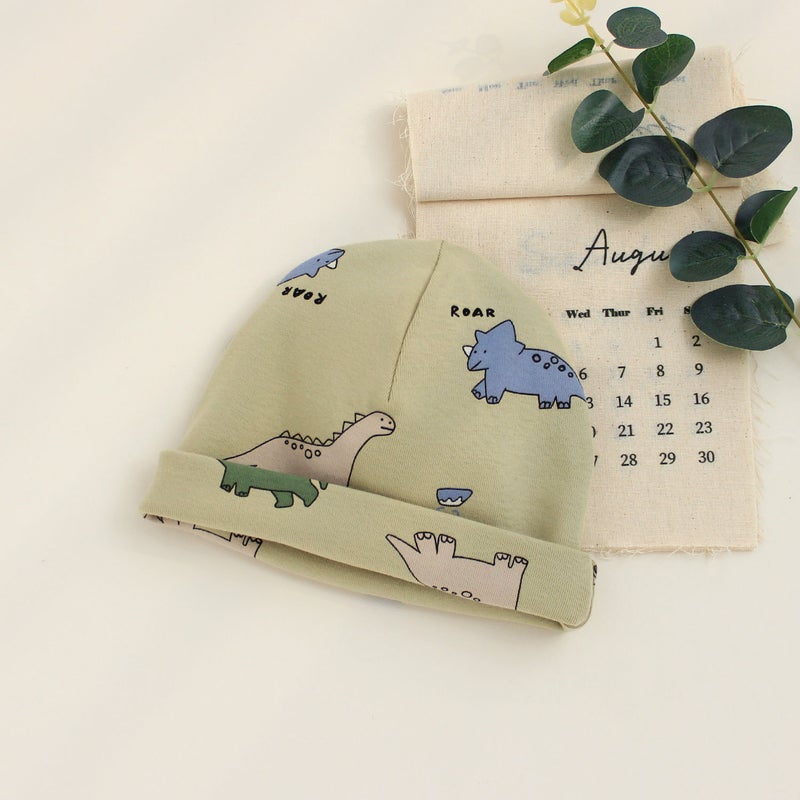 Ins Princess Baby Hat Fontanel Protection Fetal Cap Pure Cotton Baby Sweet Spring Autumn Winter Double Layer Kidsren's Cartoon - Image 1