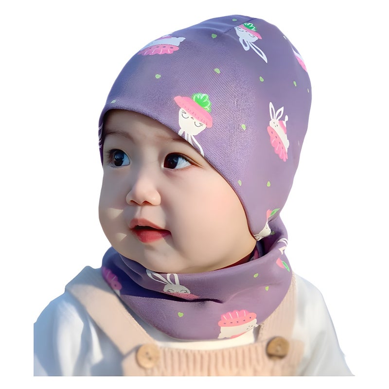 Ins Princess Baby Hat Fontanel Protection Fetal Cap Pure Cotton Baby Sweet Spring Autumn Winter Double Layer Kidsren's Cartoon - Image 2