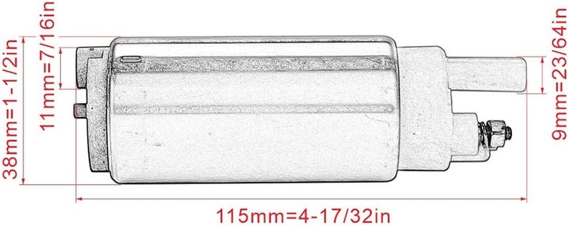 Wivplex 12V Motorcycle Fuel Pump for CBR Series - Image 2