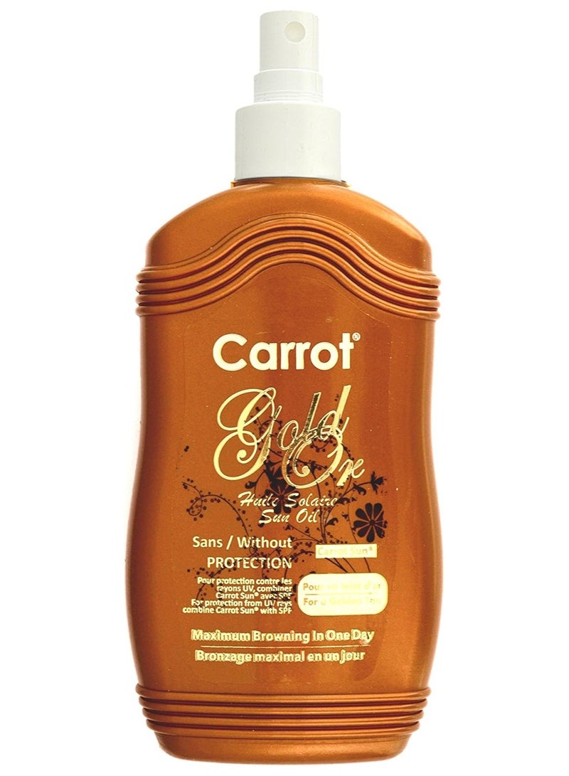 كاروت سان كاروت جولد بخاخ زيت تشميس تان 200مل - Image 1