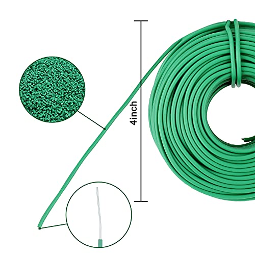 YDSL 100 Feet Soft Tie for Plants, Green Twist Garden Ties Gardening Supplies for Supporting Climbing Plants, Tomatoes, Vegetables, (Diameter - 2.5MM) - Image 3