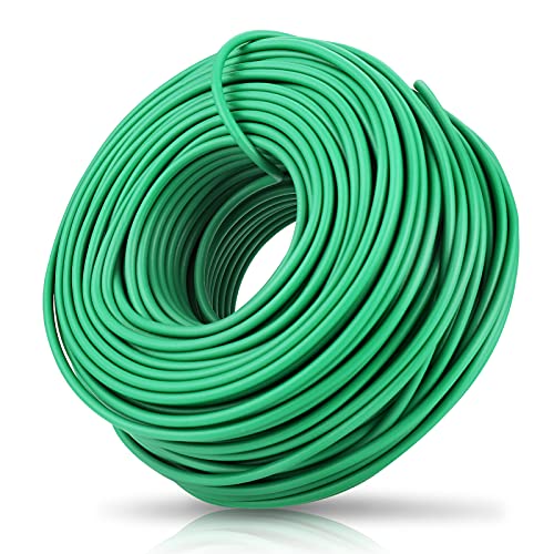 YDSL 100 Feet Soft Tie for Plants, Green Twist Garden Ties Gardening Supplies for Supporting Climbing Plants, Tomatoes, Vegetables, (Diameter - 2.5MM) - Image 1