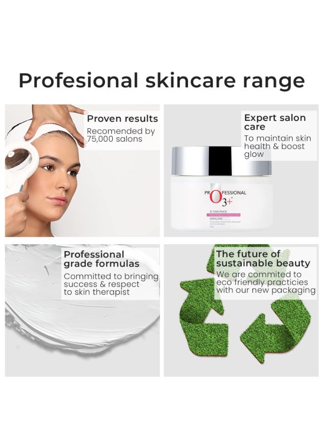 O3+ D-TAN Pack for Instant Tan Removal & Sun Damage Protection Infused with Mint and Eucalyptus Oil Ideal for All Skin Types 50g - Image 3