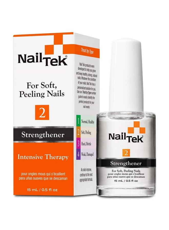 Nail Tek Intensive Therapy 2 For Weak Thin Soft Peeling Nails With Protein Formula Reinforces Thickens Nails Promotes Strength And Flexibility 0.5 Ounce 1 Pack - Image 1